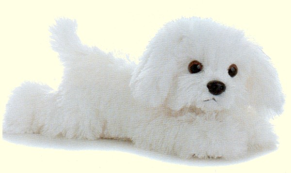 Aurora "Bella" Stuffed Plush Bichon