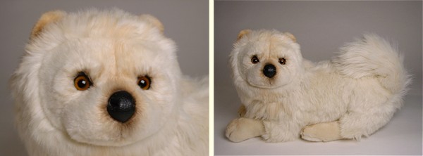 Piutre Stuffed Plush Cream Chow Chow