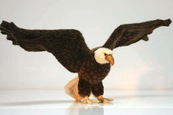 eagle cuddly toy