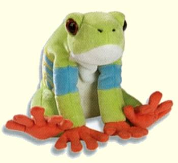 Wild Republic Stuffed Plush Red-Eyed Tree Frog