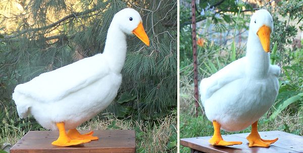 Hansa Stuffed Plush White Goose