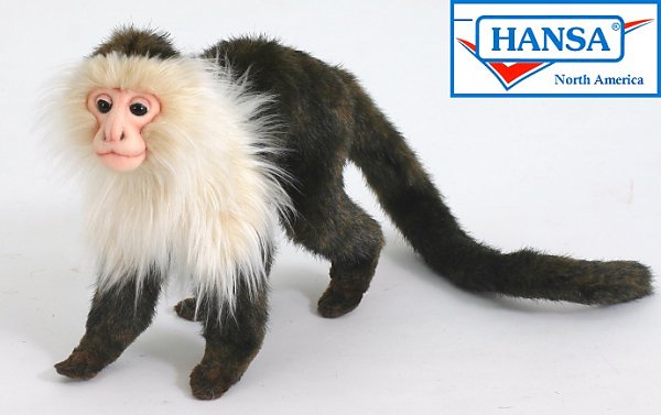 Hansa Stuffed Plush Capuchin Monkey