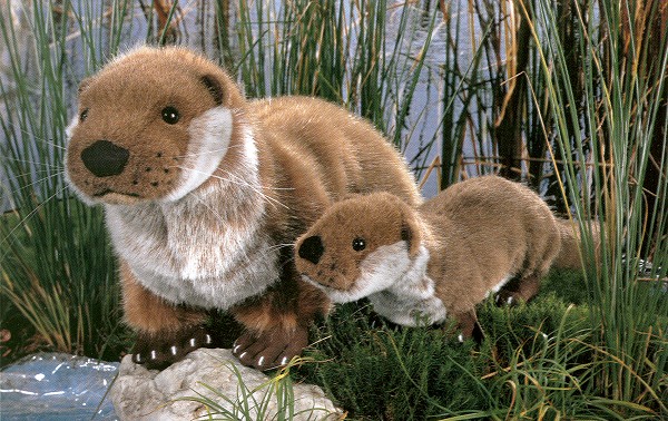 Kosen Stuffed Plush Otters