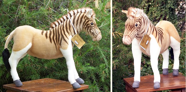 Hansa Stuffed Plush Quagga