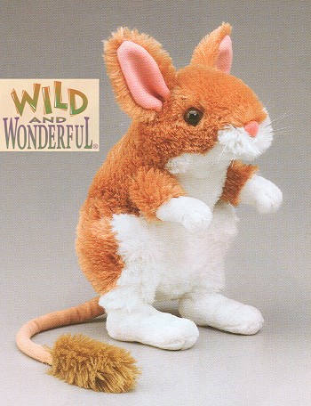 Wildlife Artists Stuffed Plush Kangaroo Rat