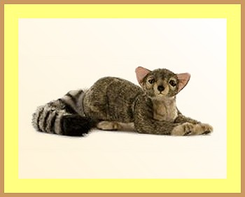 Hansa Stuffed Plush Ringtail Cat