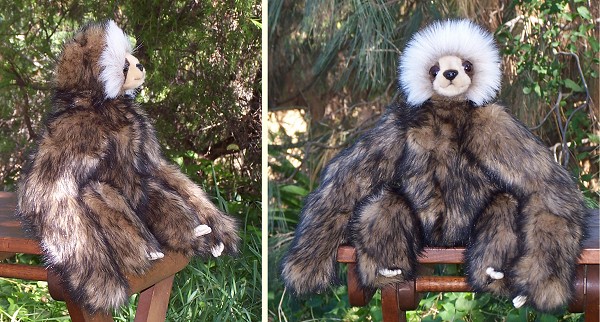 Hansa Young Stuffed Plush Sloth