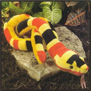 Wild Republic Stuffed Coral Snake