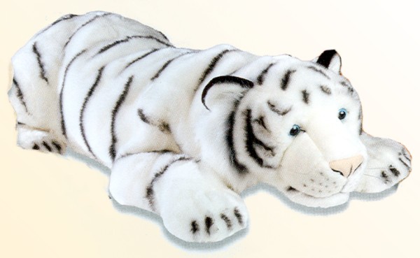 Stuffed Plush White Tiger From Stuffed Ark