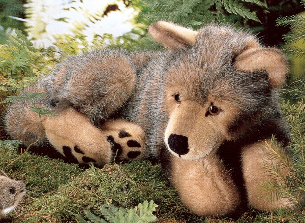 Kosen Stuffed Plush Wolf Puppy